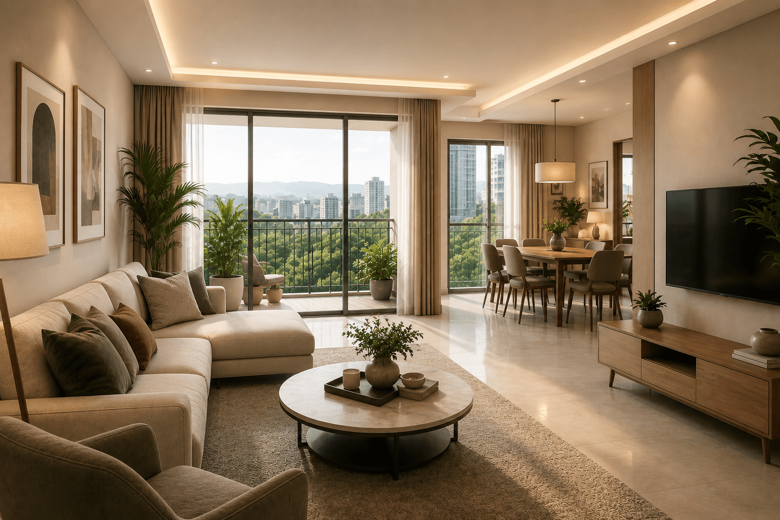 What does a 3 BHK flat in Nashik cost?